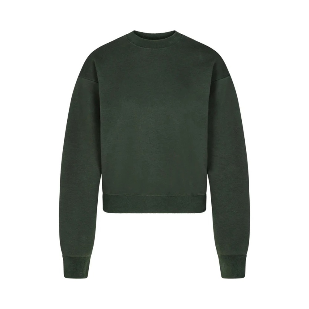 Skims Classic Crewneck in color Spruce